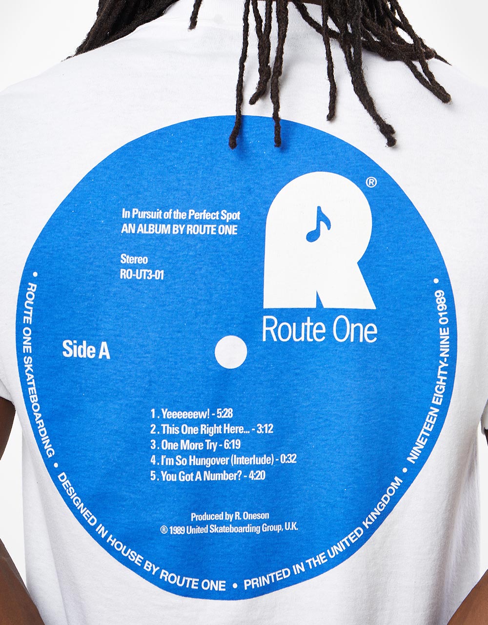 Route One First Press T-Shirt - White