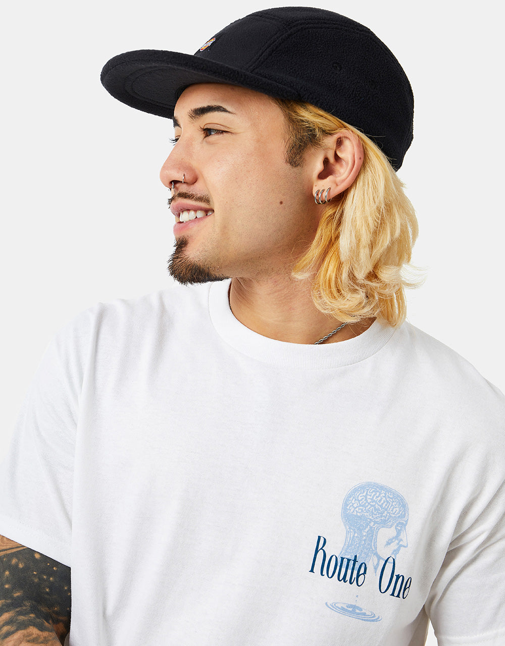Route One Crystal Clear T-Shirt - White