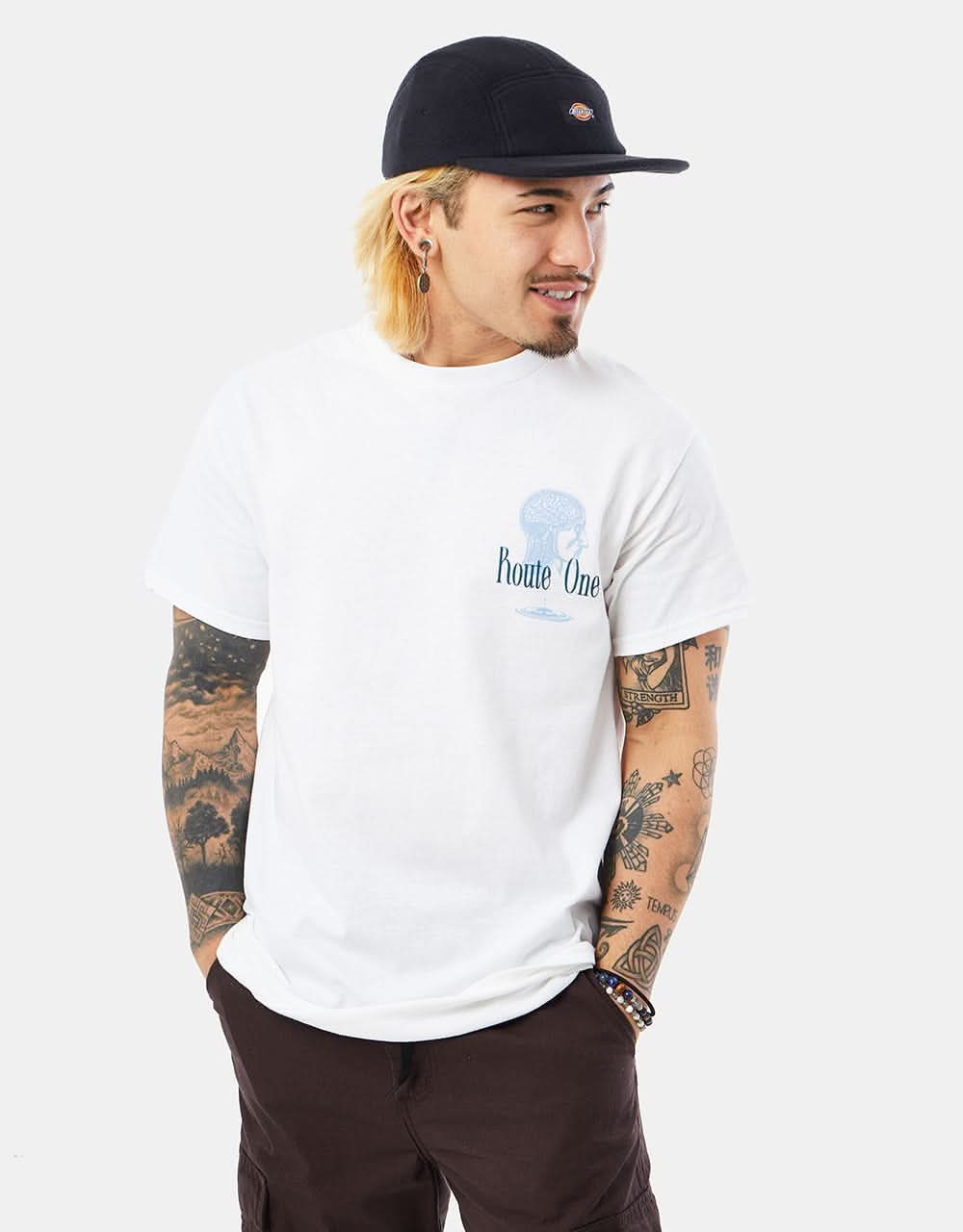 Route One Crystal Clear T-Shirt - White