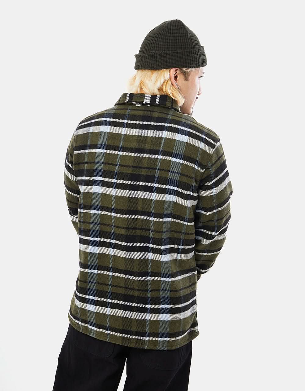 Dickies Coaling Flannel Shirt - Military Green