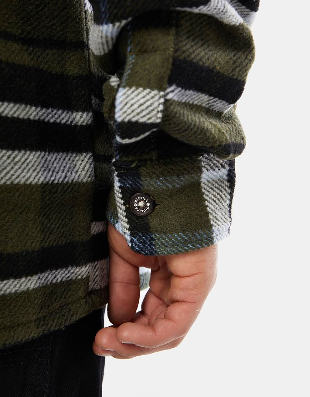 Dickies Coaling Flannel Shirt - Military Green