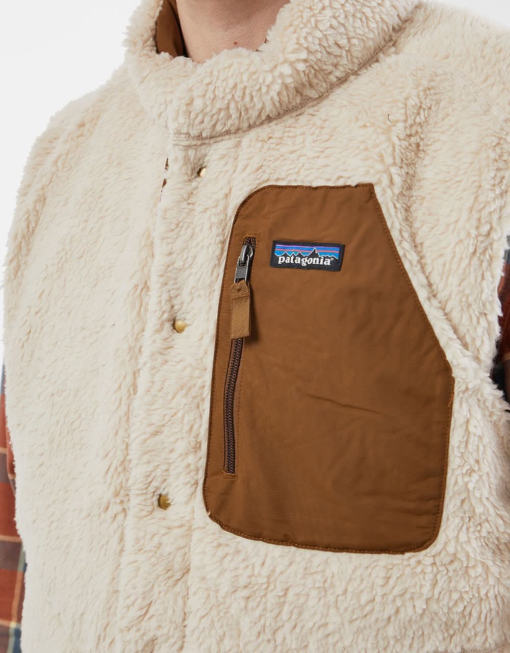 Patagonia Reversible Bivy Down Vest Classic Tan