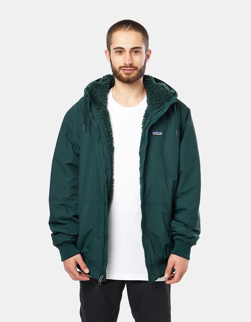 Patagonia Lined Isthmus Hoody Jacket - Northen Green