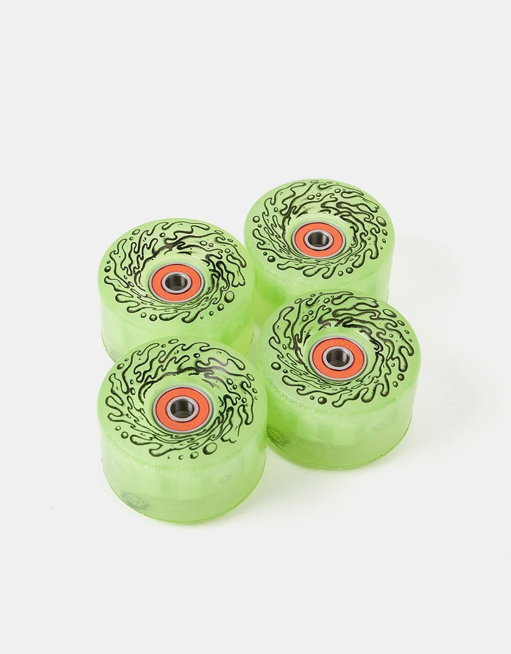 Slime Balls Skateboard Wheels 60mm Light Ups OG Slime 78A