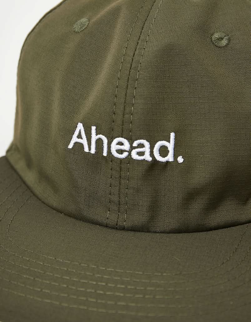 Ahead Worldwide Trademark Nylon Ripstop Strapback Cap - Olive