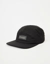 Ahead Worldwide 3M Stretch Nylon 5 Panel Strapback Cap - Black