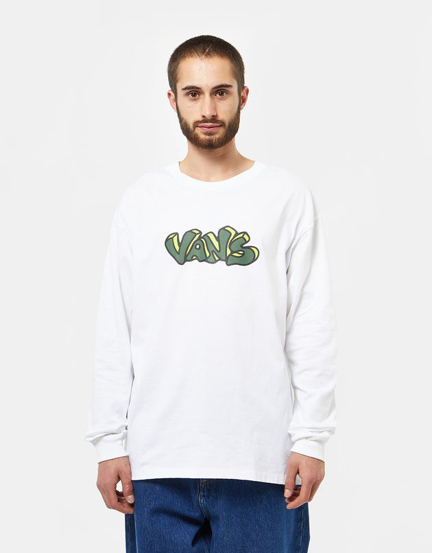 Vans Off The Wall Graphic Loose L/S T-Shirt - White