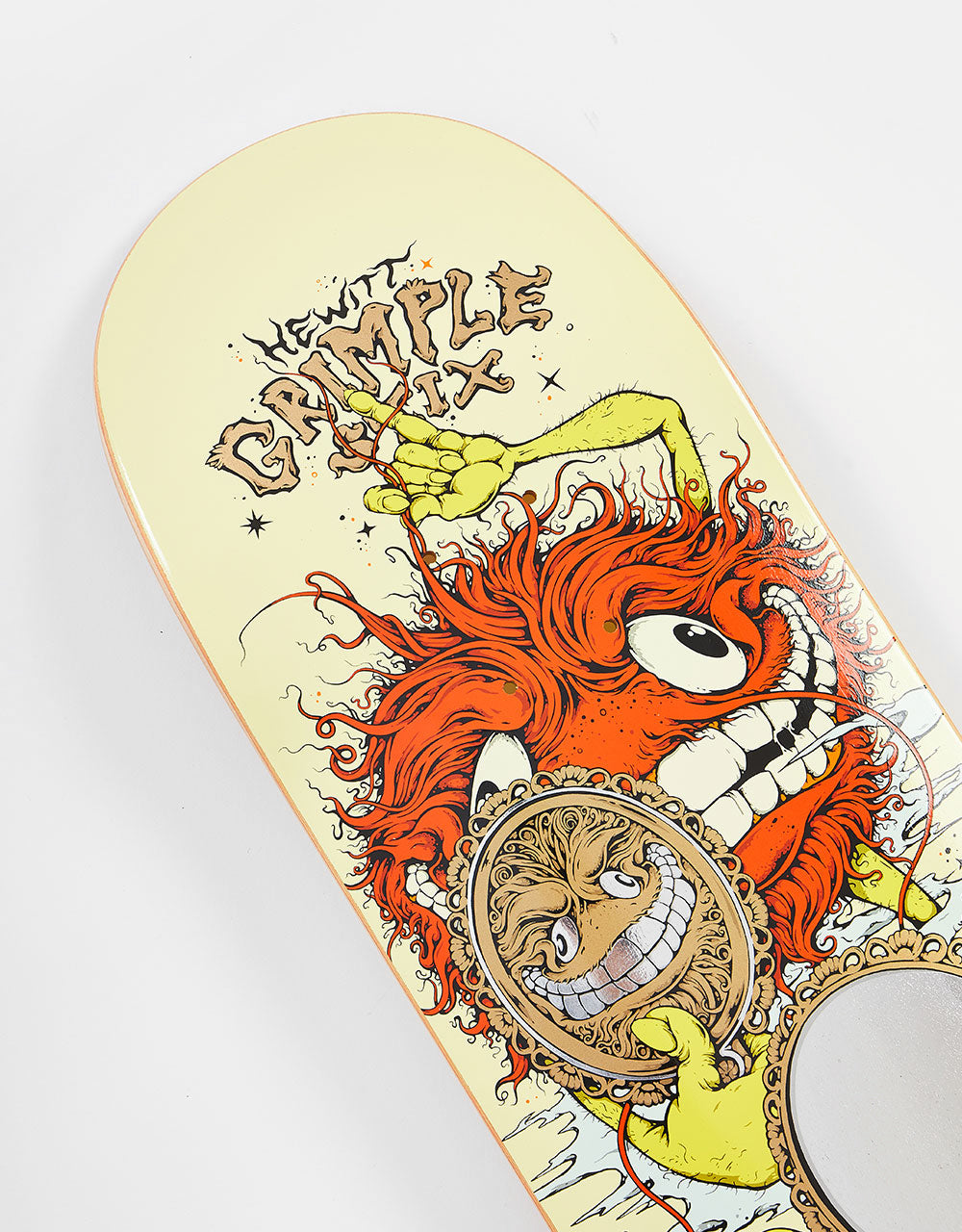 Anti Hero Hewitt Grimple Smoke & Mirrors Skateboard Deck - 8.5"