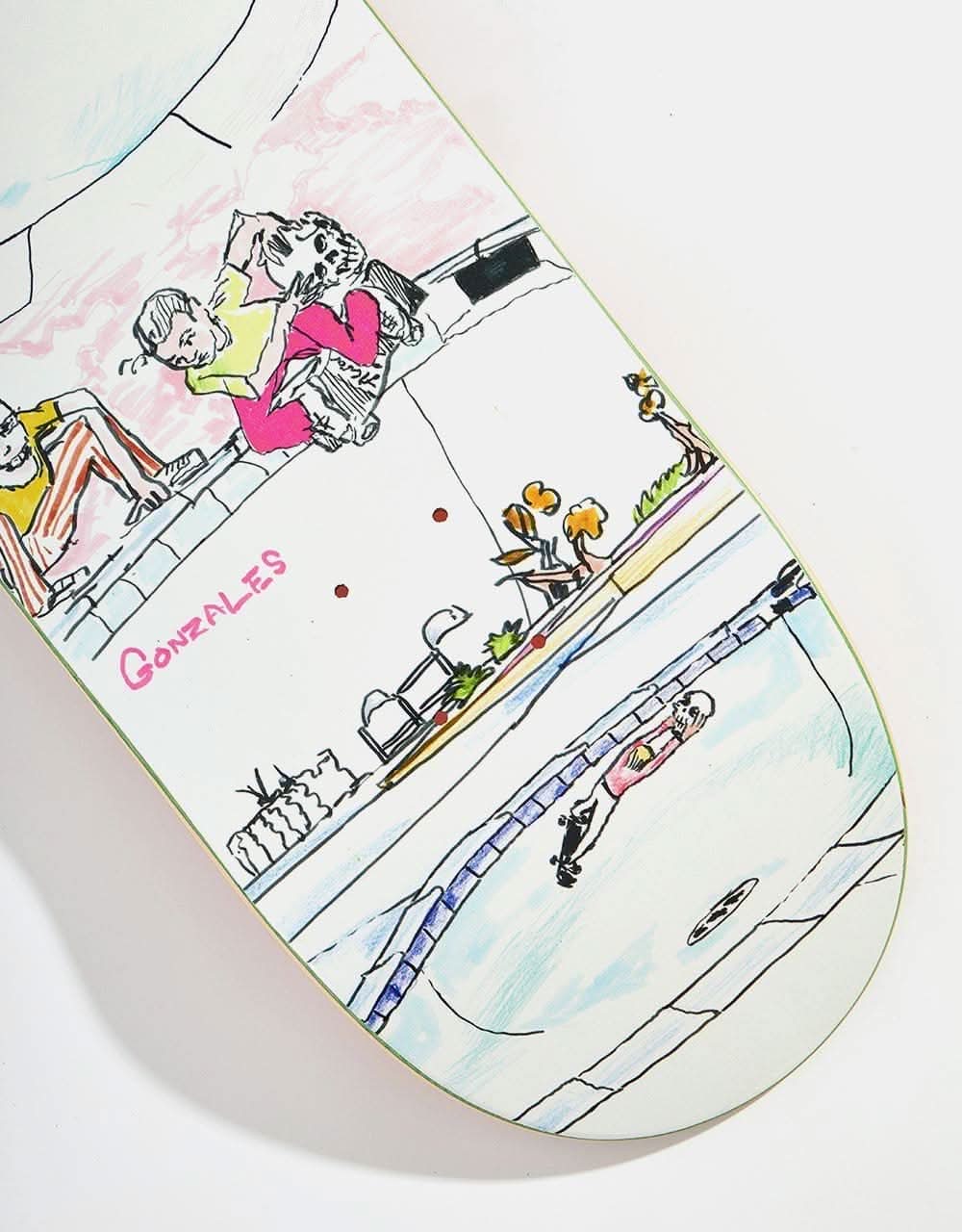 Krooked Gonz Skullride Skateboard Deck - 8.75"