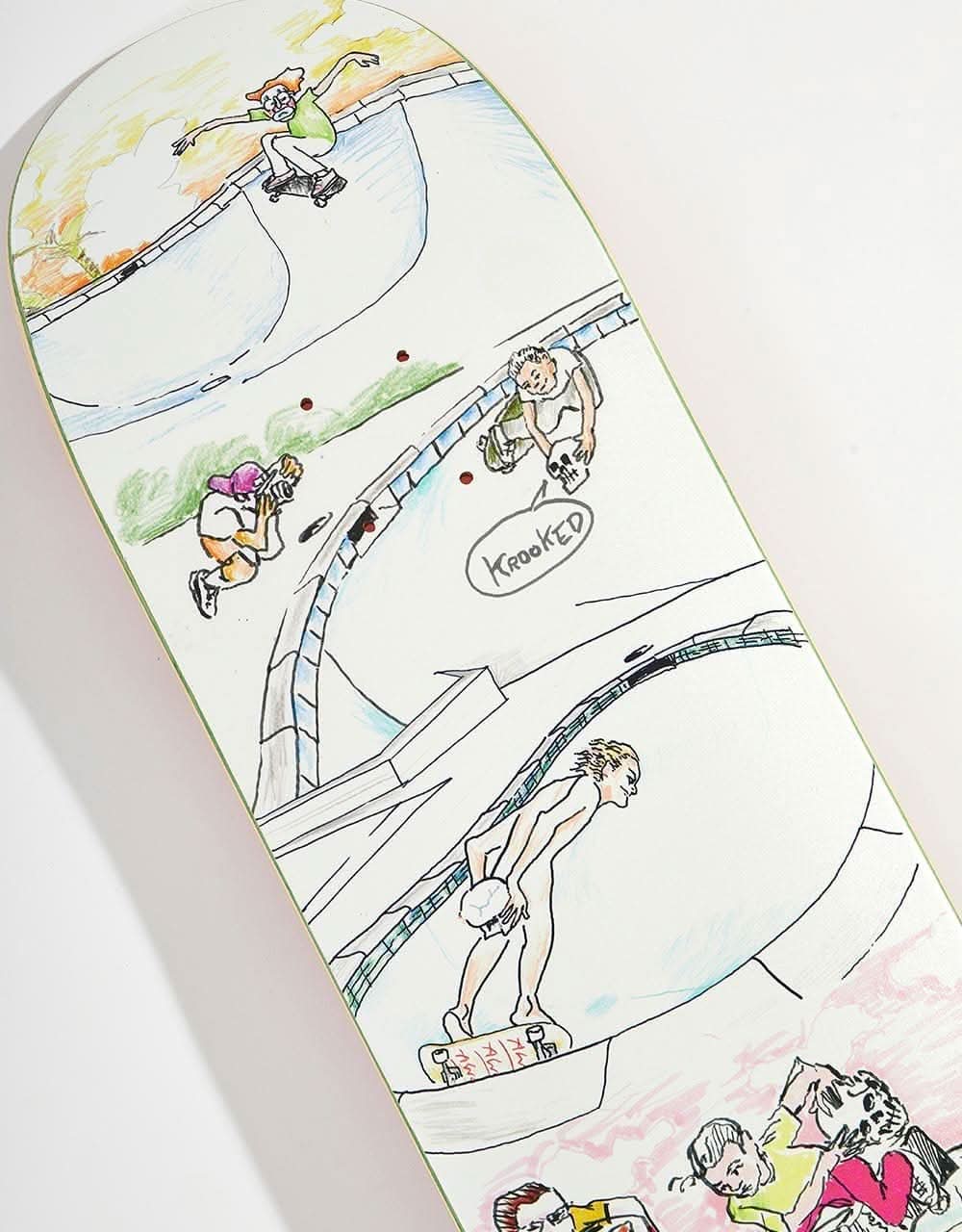 Krooked Gonz Skullride Skateboard Deck - 8.75"