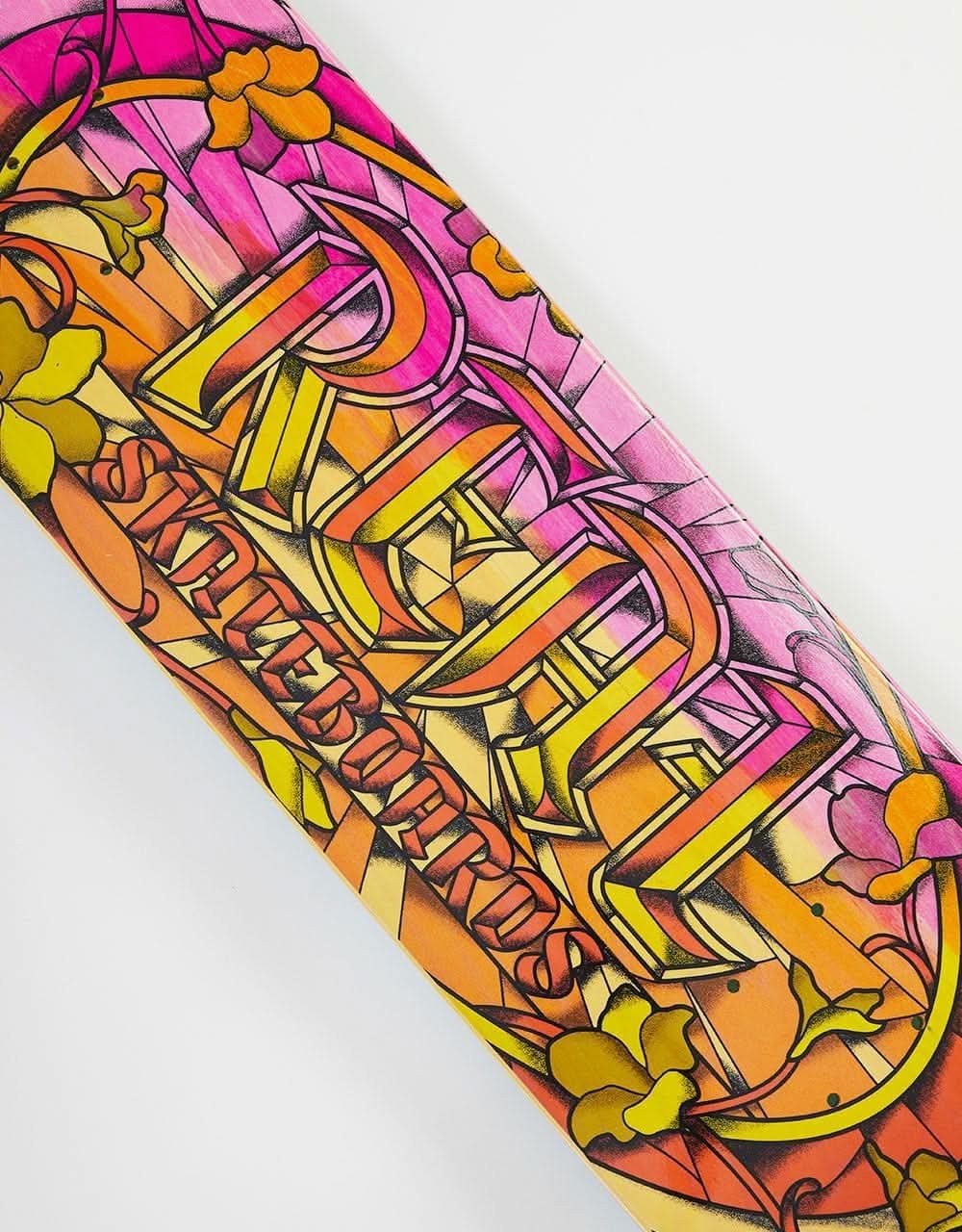 Real Chromatic Cathedral Oval Skateboard Deck - 8.06"