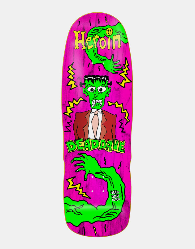 Heroin Dead Dave Toon Skateboard Deck - 10”