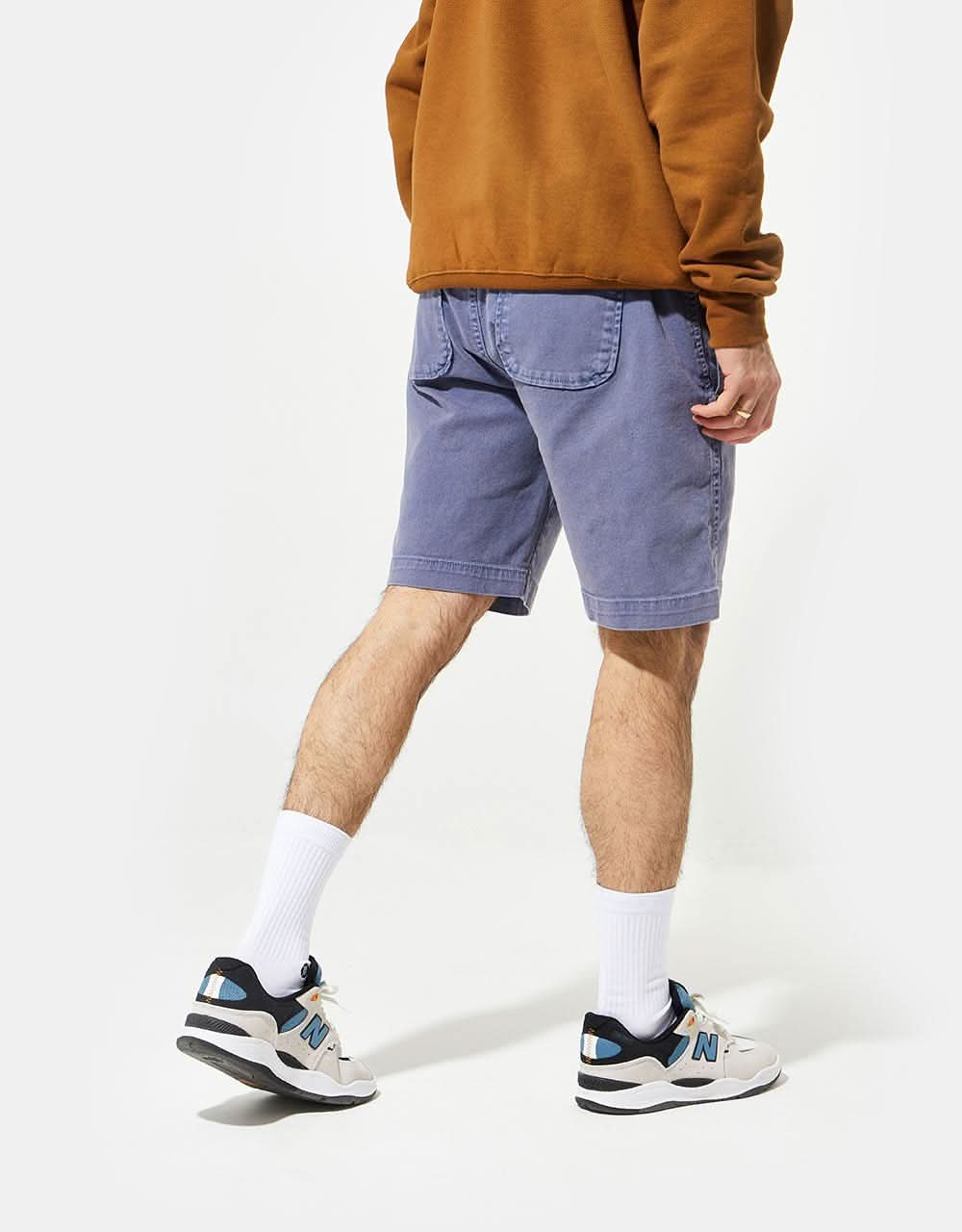 Route One Strike Wash Pool Shorts - Vintage Indigo