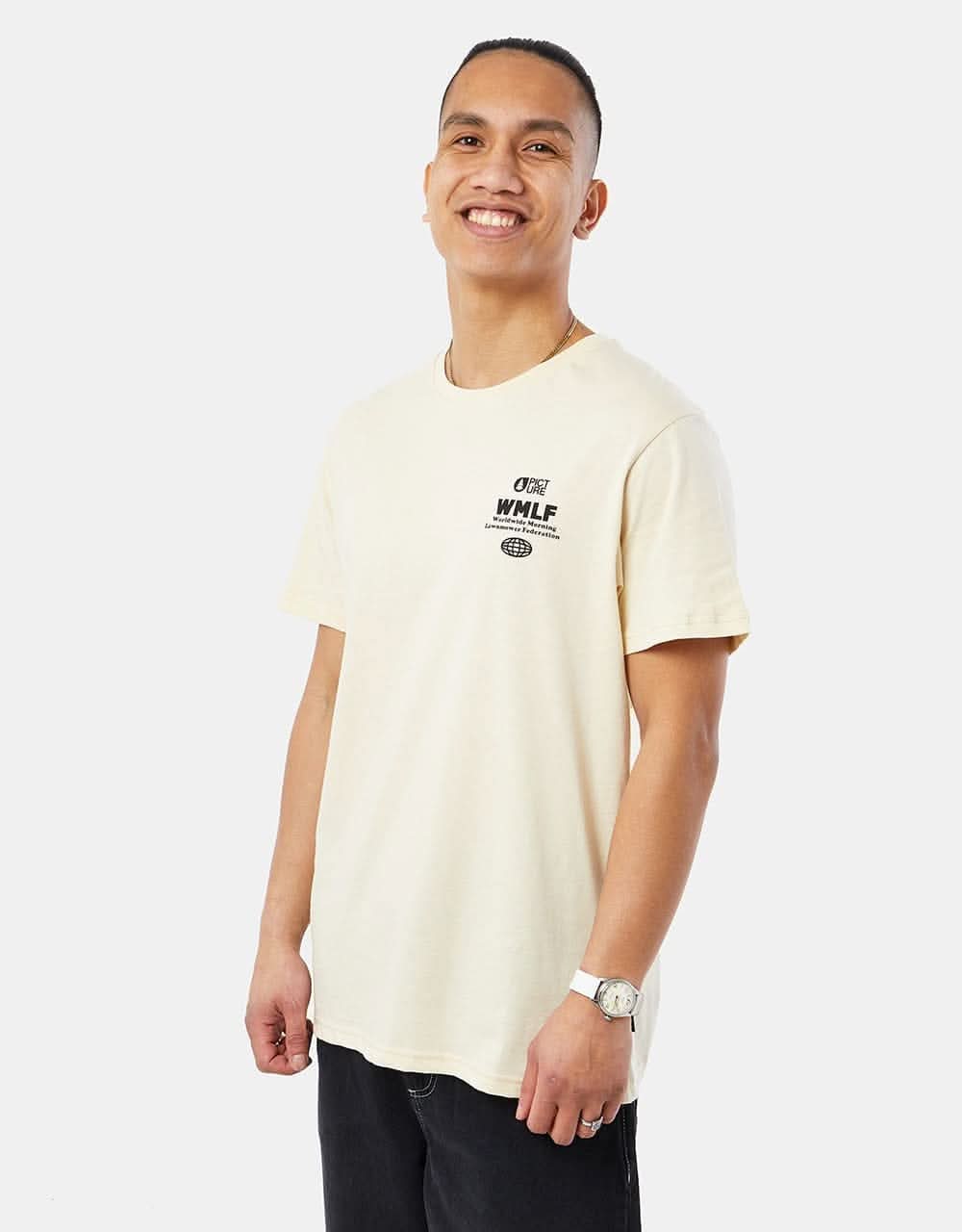Picture Hals Organic T-Shirt - Wood Ash