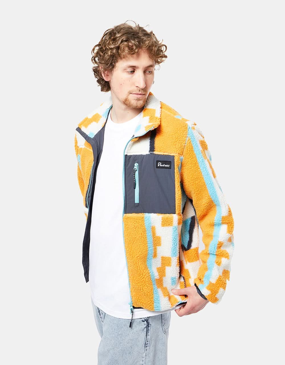 Penfield Geo Print Polar Fleece Mattawa Multi