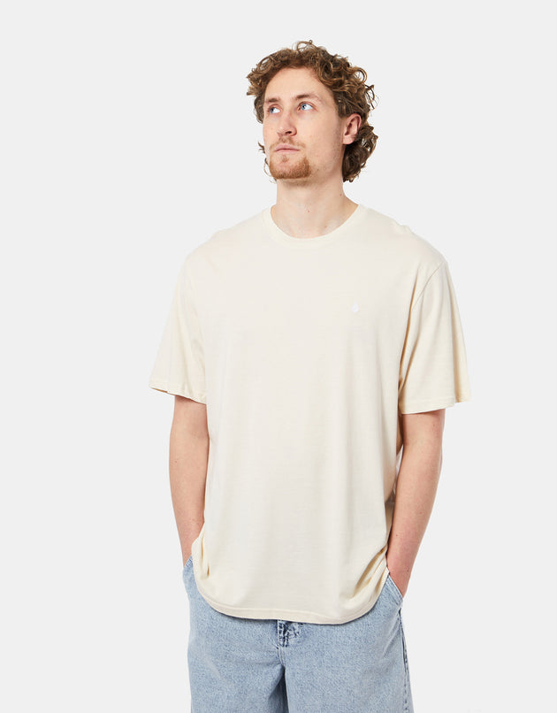 Volcom Stone Blanks Basic T-Shirt - Whitecap Grey