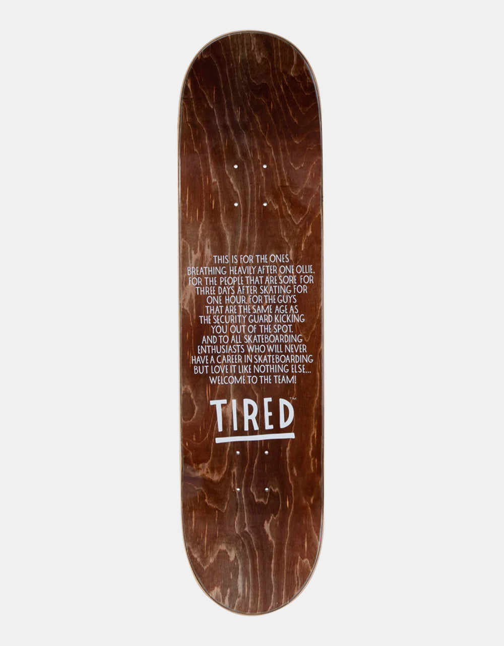 Tired Ghost 'REG' Skateboard Deck - 8.125"