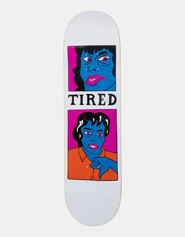Tired Thumb Down 'REG' Skateboard Deck - 8.25"