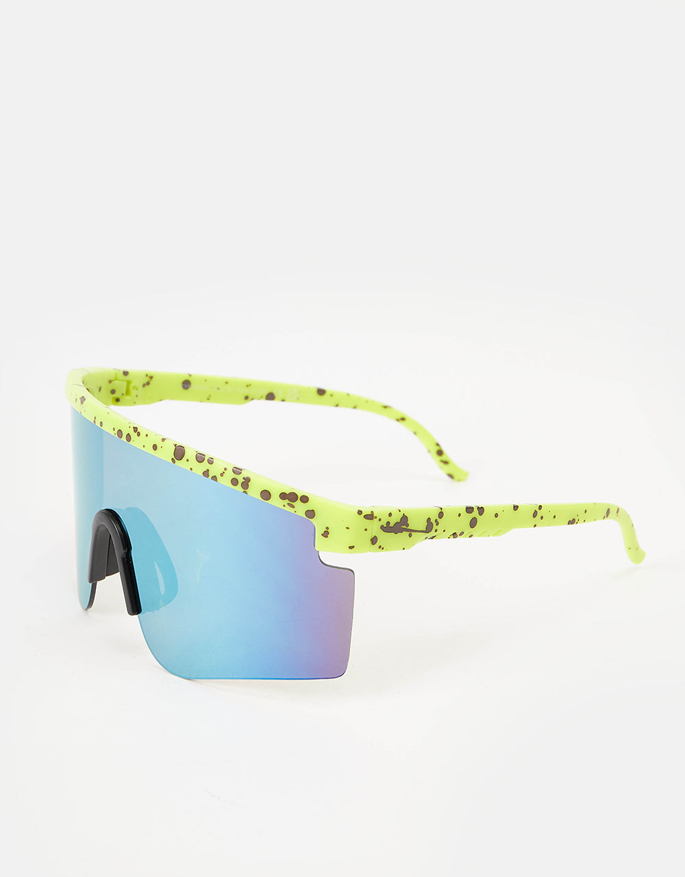Route One Eastbound Sunglasses - Yellow/Blue Mirror