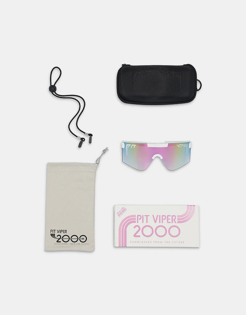 Pit Viper Miami Nights 2000 Z87+ Sunglasses - Mirror Smoke/Clear Fade