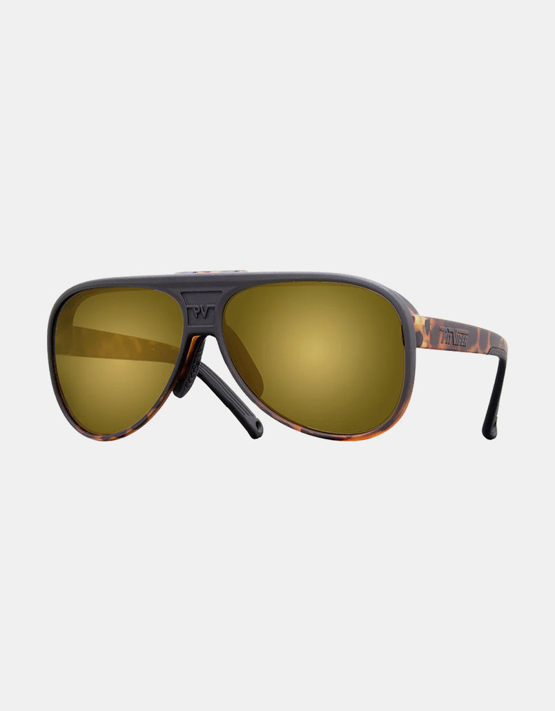 Pit Viper Peninsula Lift-Offs Sunglasses - Gold Revo Coated Brown