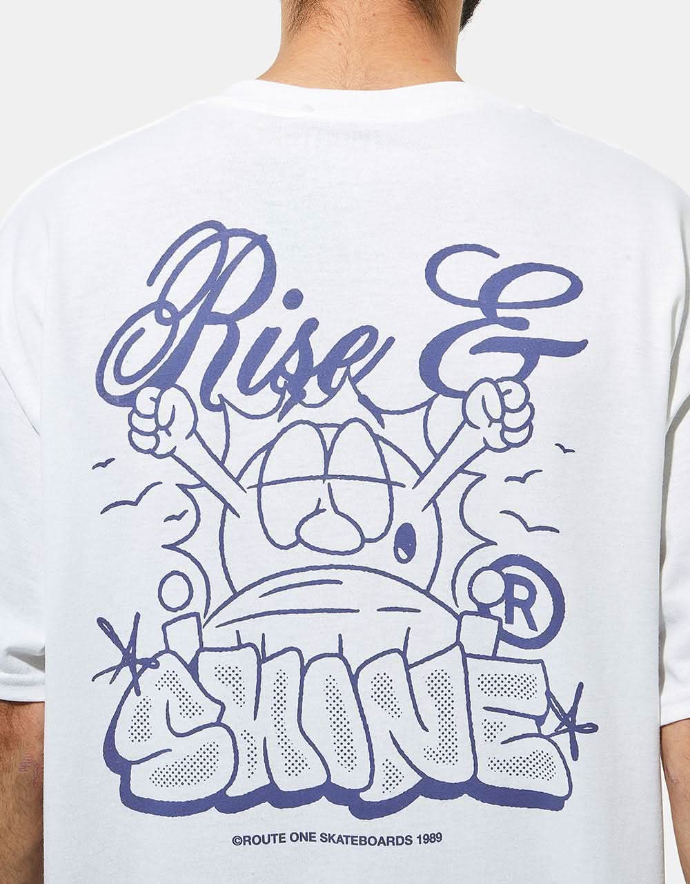 Route One Rise & Shine T-Shirt - White