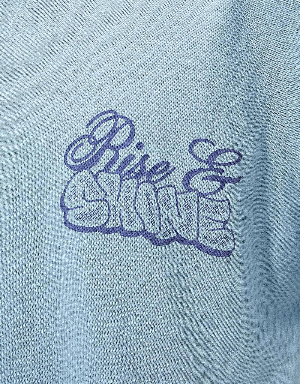 Route One Rise & Shine T-Shirt - Stone Blue