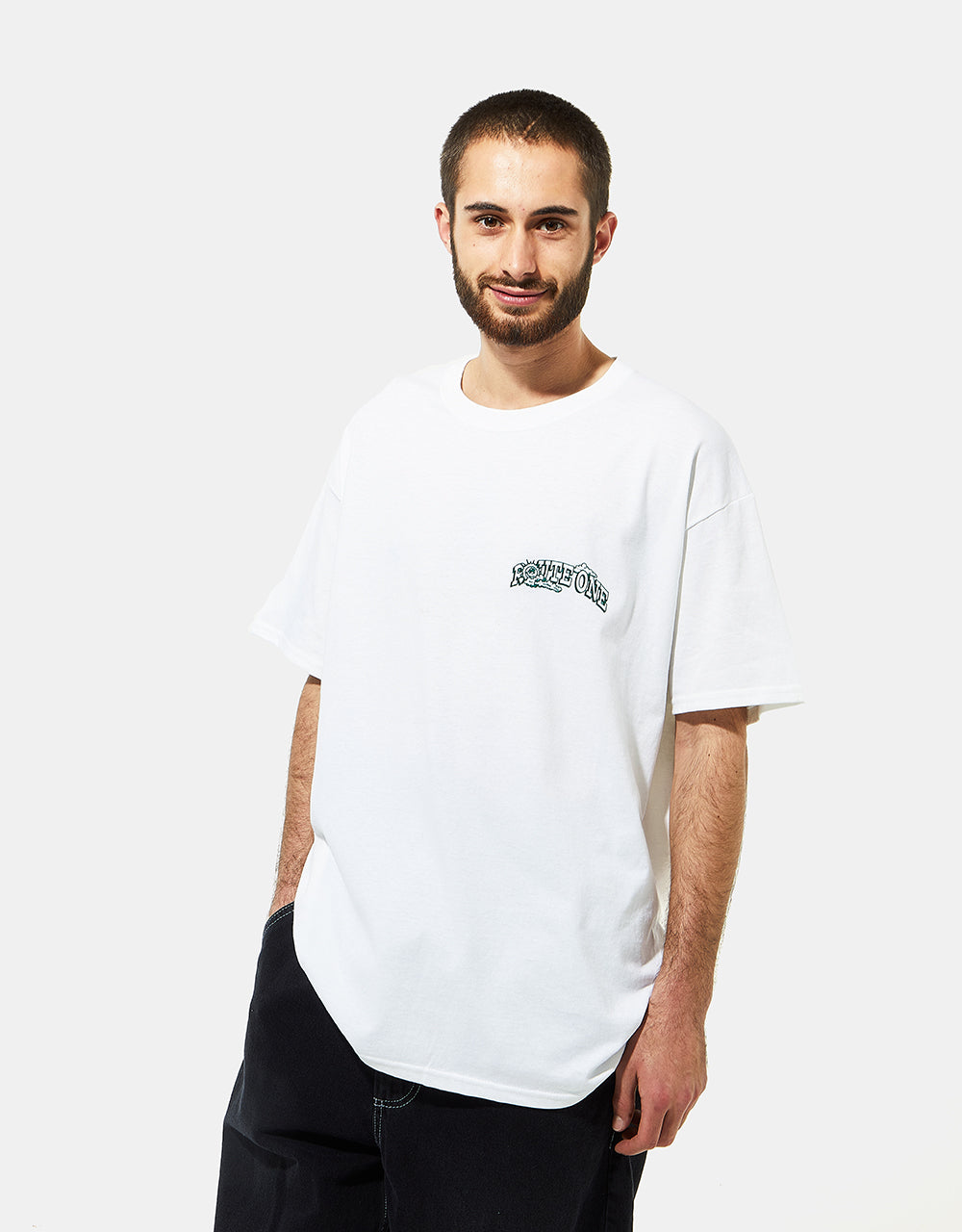 Route One Construction T-Shirt - White
