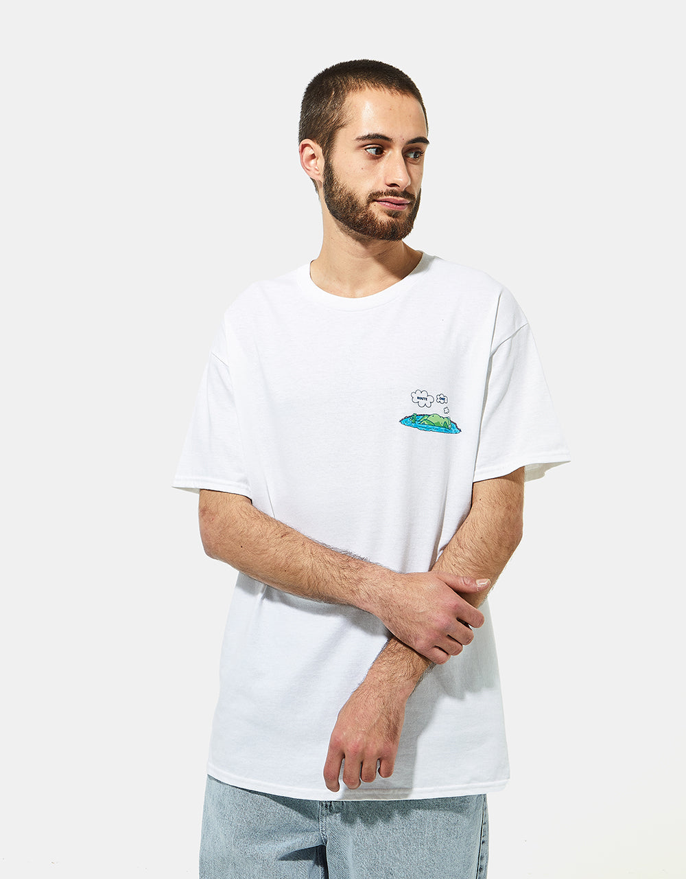 Route One Pondering T-Shirt - White