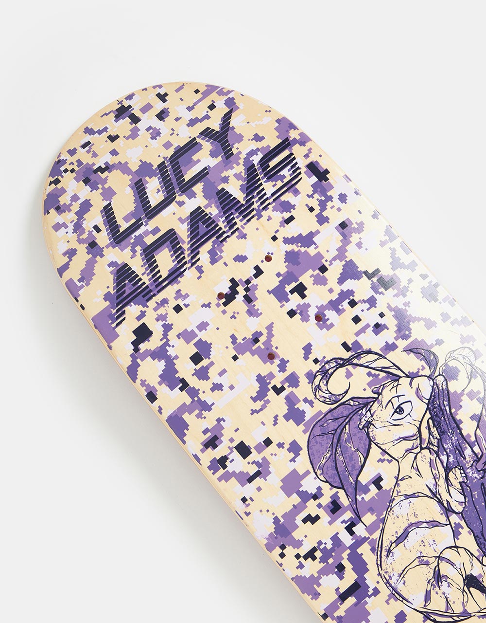 Lovenskate 'Lucy Master of Camouflage' Pro Skateboard Deck - 8.25"