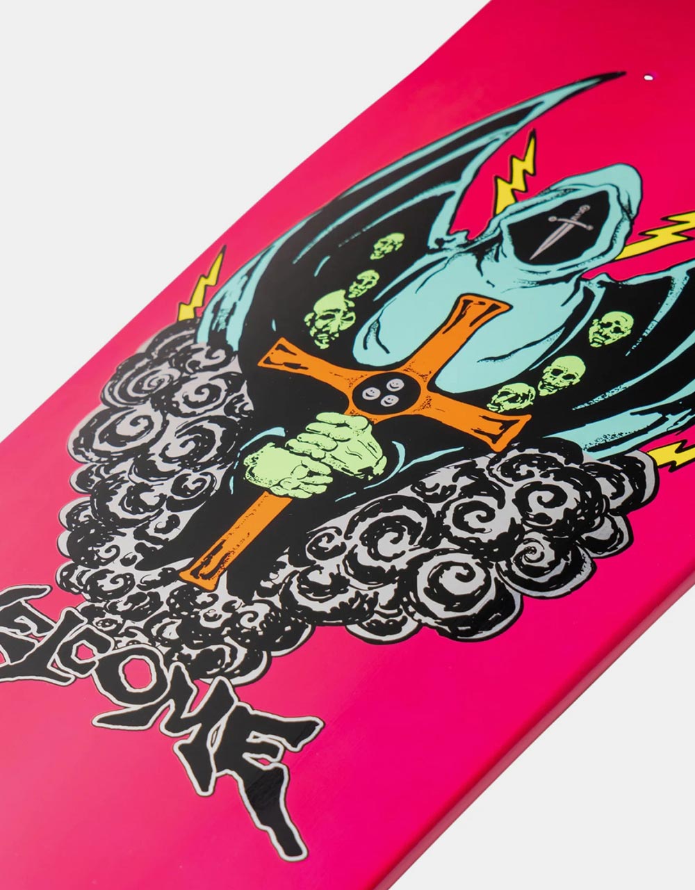 Welcome Knight on Early Grab Skateboard Deck - 10"