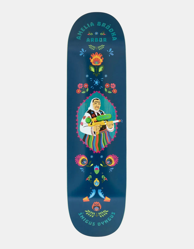 Arbor Amelia Smigus Dyngus Skateboard Deck - 8.5"