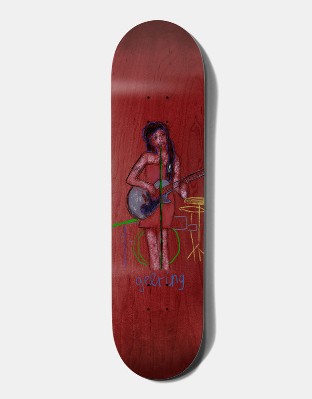 Girl Geering Cherry Skateboard Deck - 8"