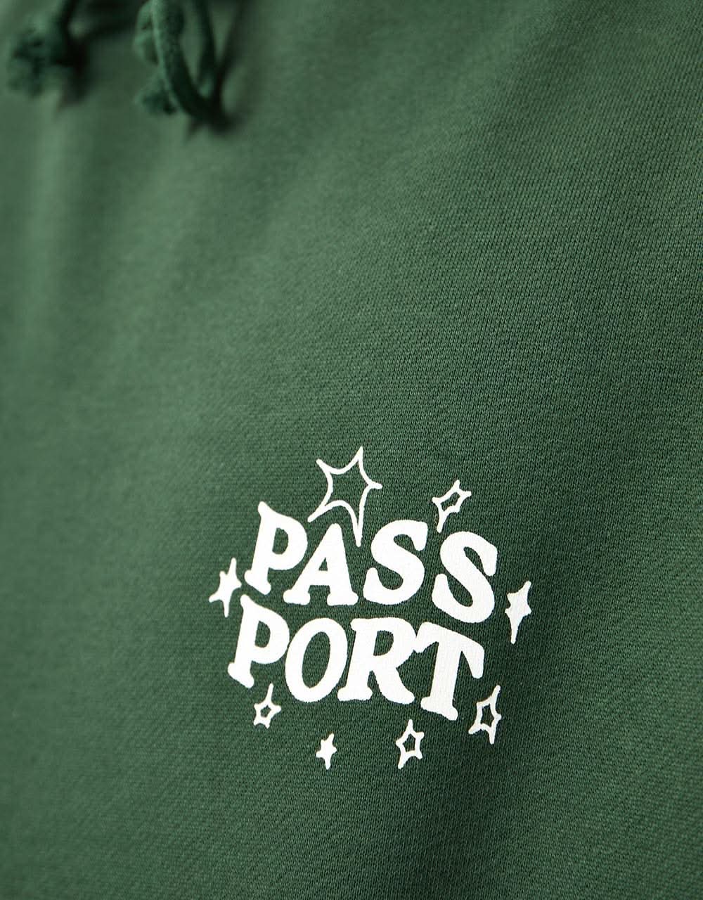 Pass Port Dumb~Luck Ladder Pullover Hoodie - Forest Green