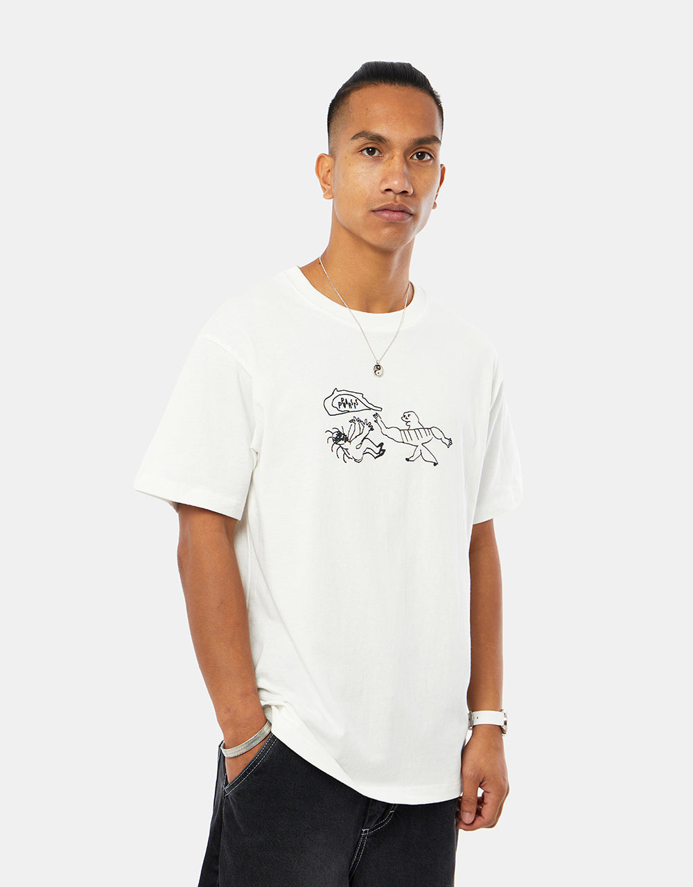 Pass Port Many Faces T-Shirt - White
