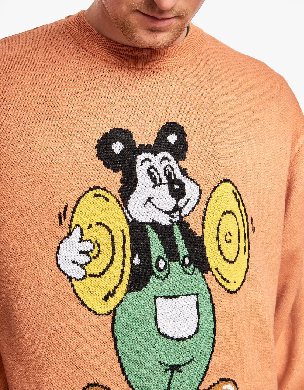 Butter Goods Cymbals Knit Sweater - Washed Peach