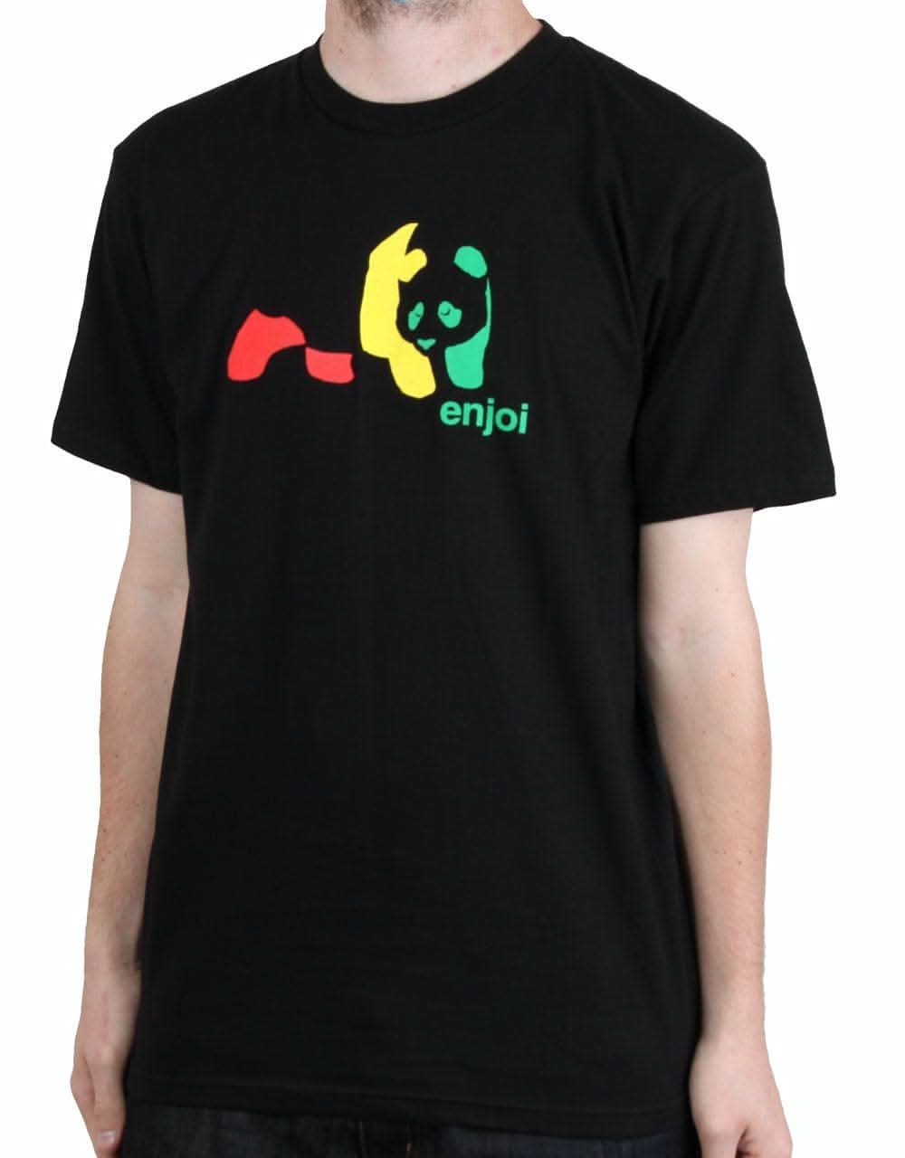 enjoi rasta panda t shirt