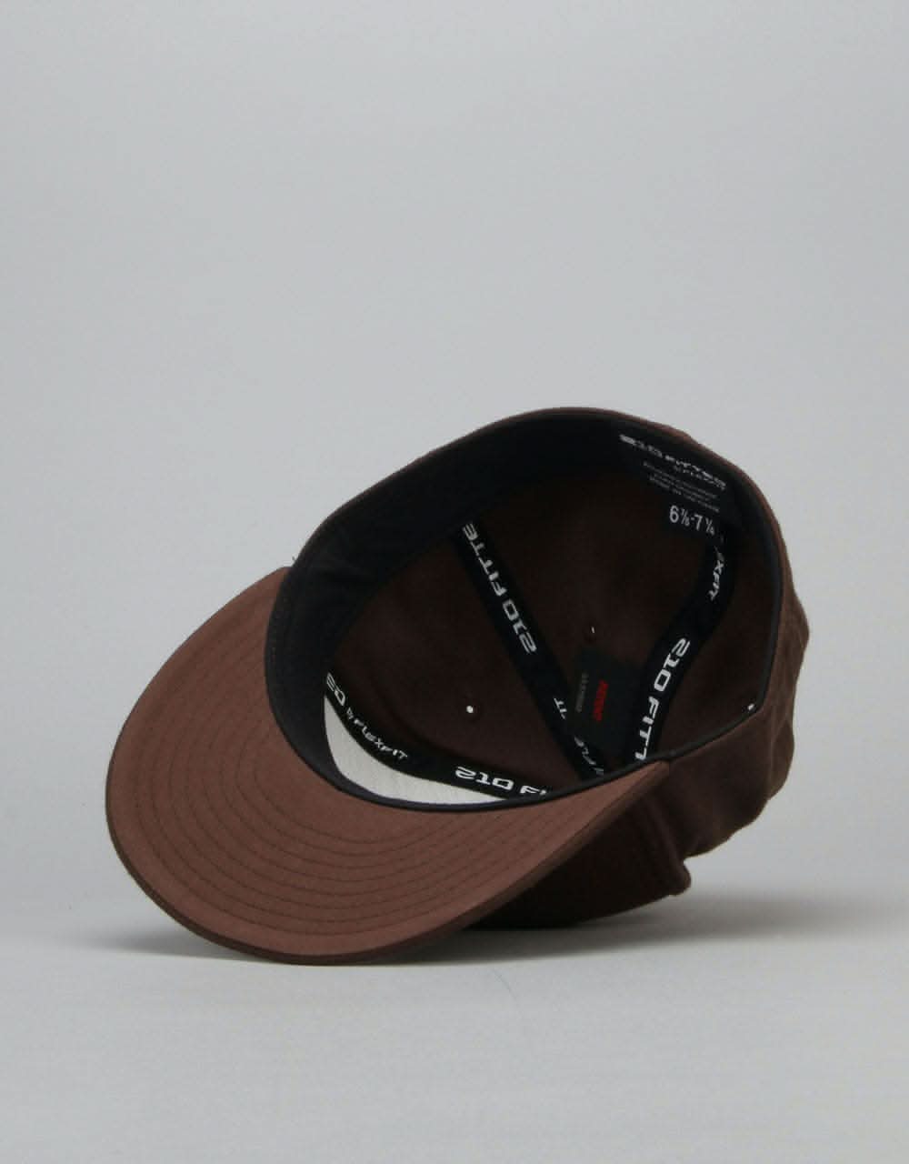 Route One Blank 210 Flexfit Fitted Cap - Brown