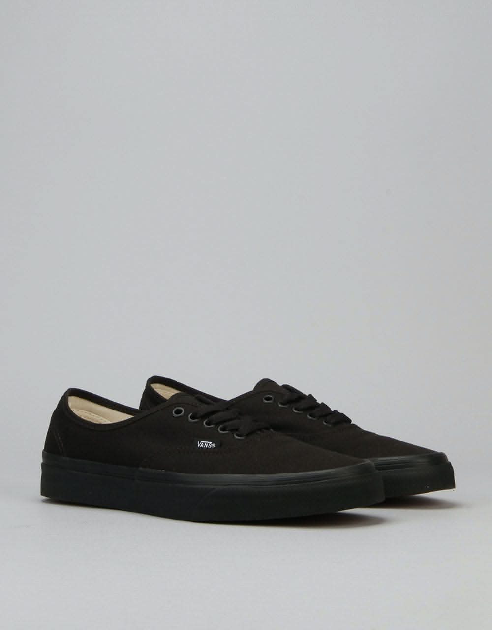 Vans Authentic Plimsolls - Black/Black