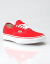 Vans Authentic Plimsolls - Red