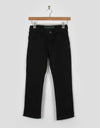 Route One Straight Fit Kids Jeans - Black