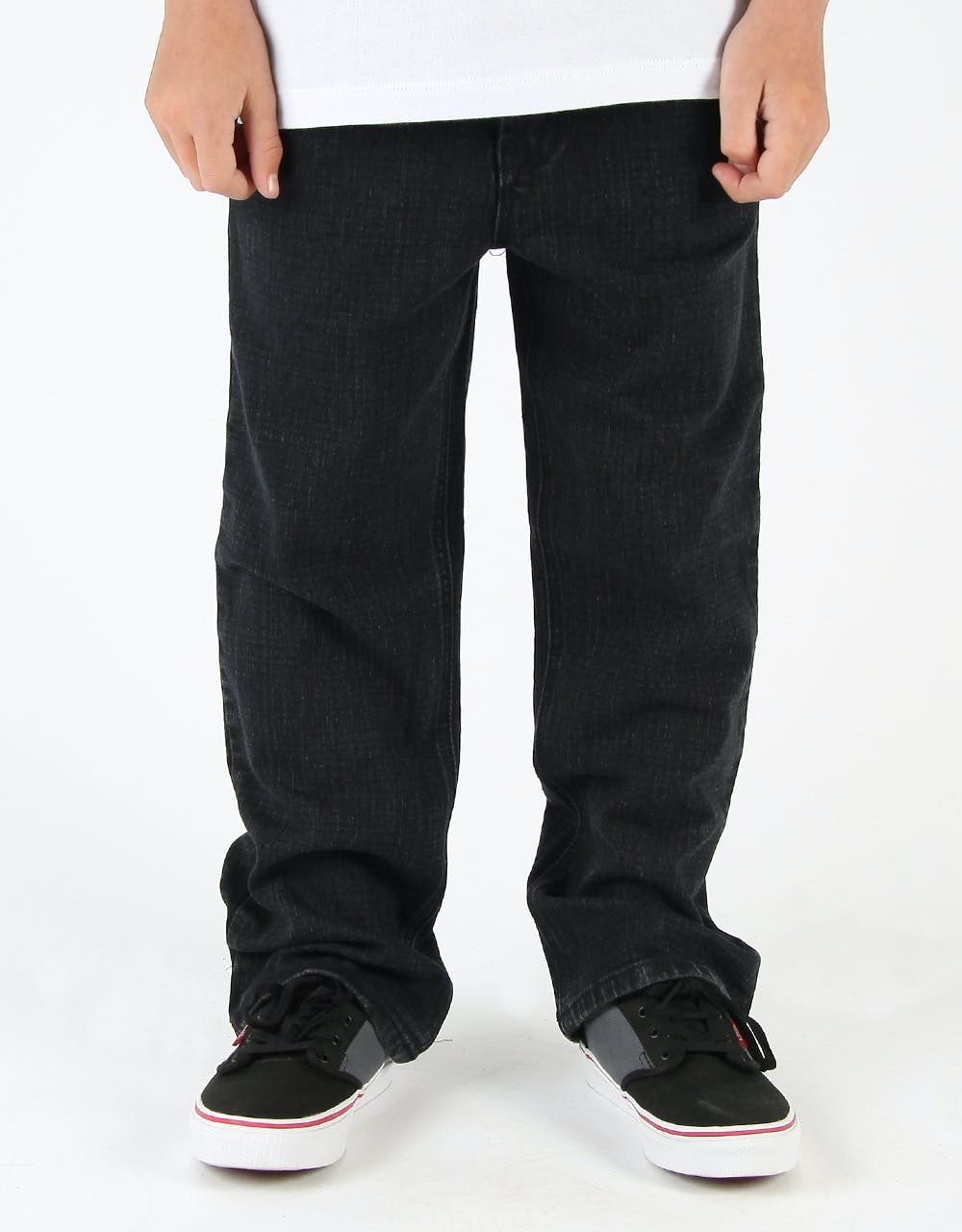 Route One Regular Fit Kids Jeans - Black