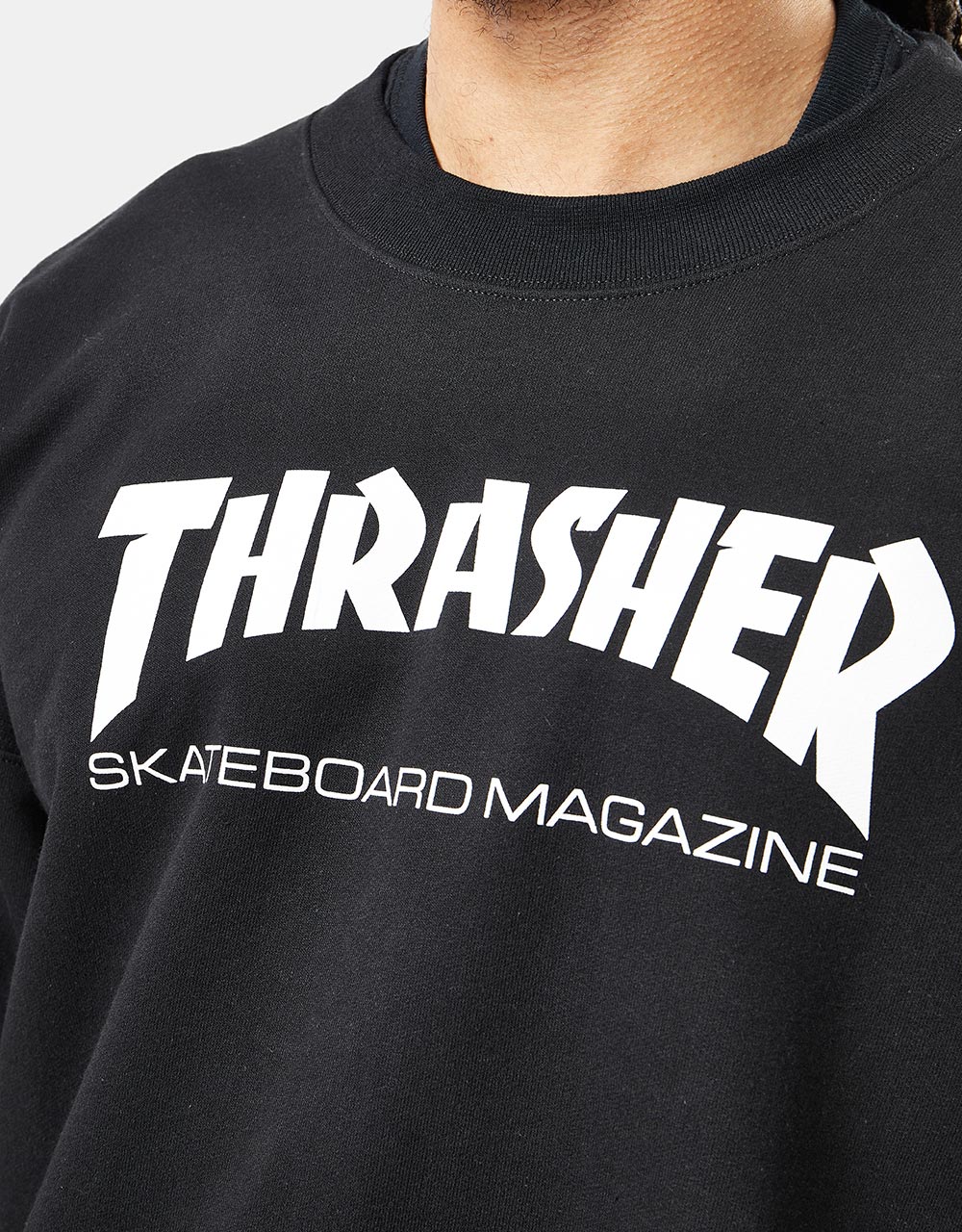 Thrasher Skate Mag Crewneck Sweat - Black