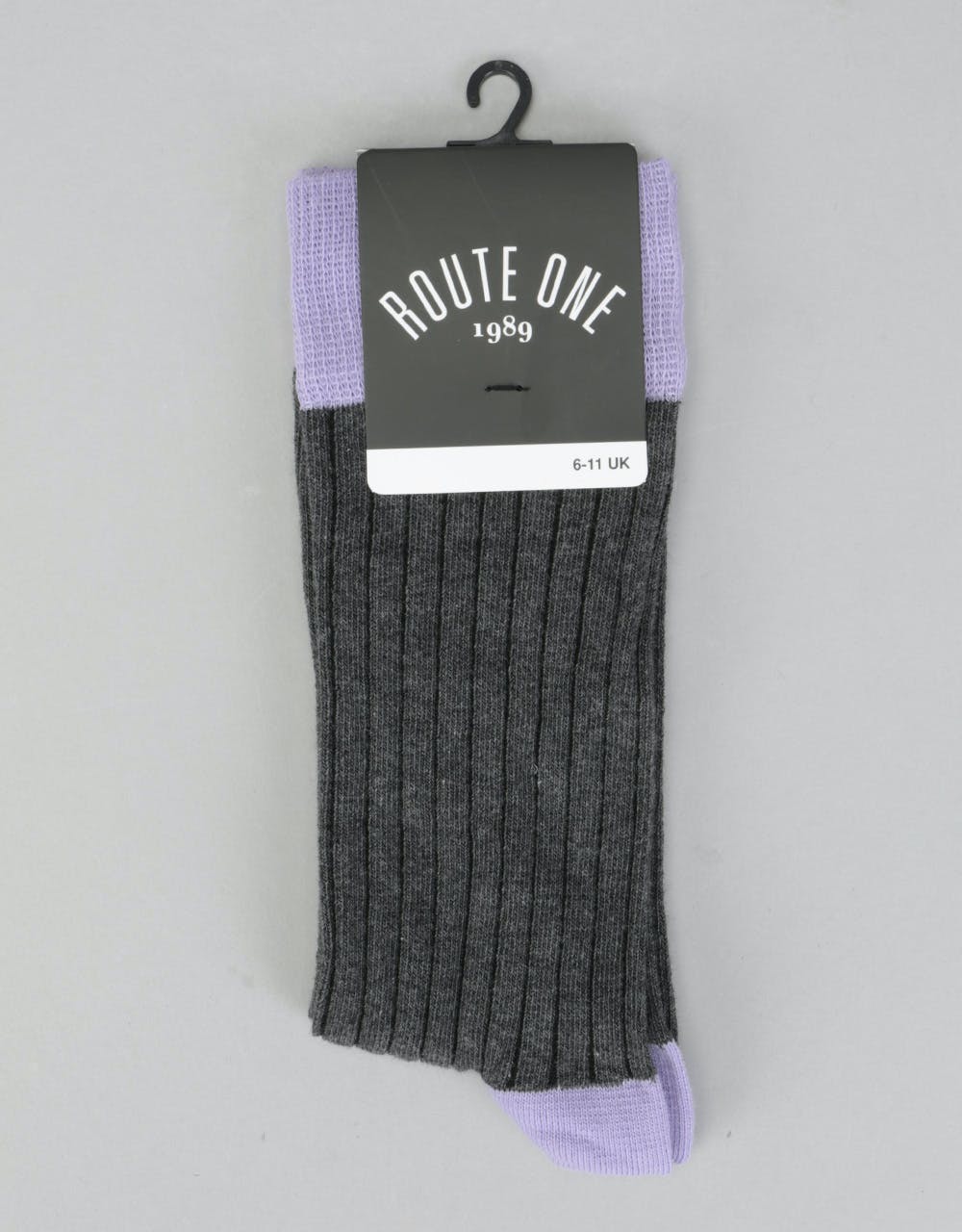Route One Derby Socks - Grey