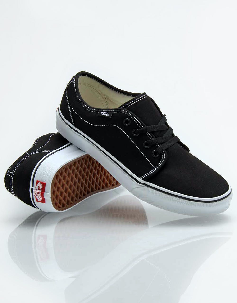 Vans 106 Vulc Skate Shoes - Black/White