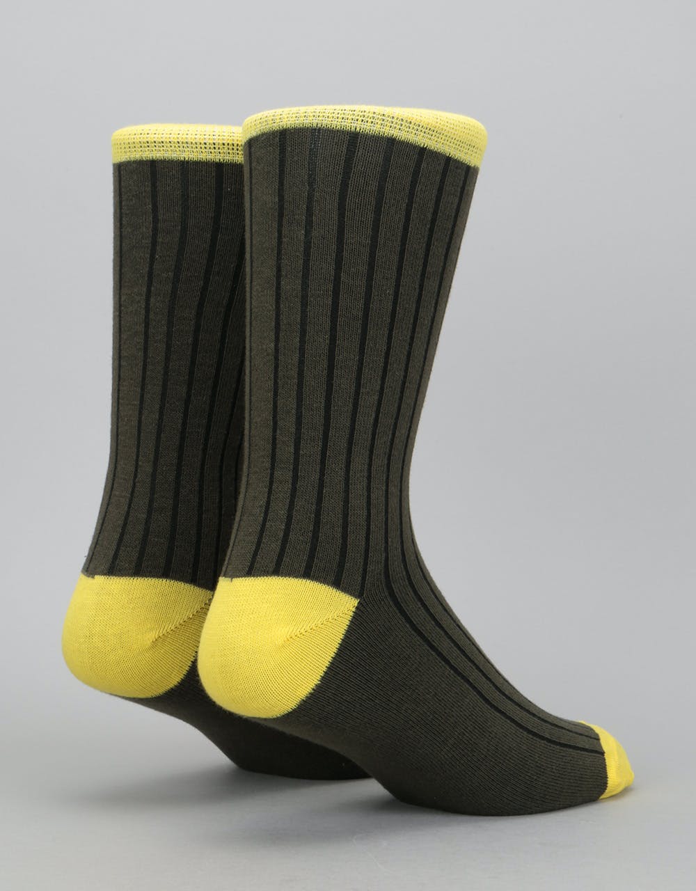 Route One Derby Socks - Brown/Yellow