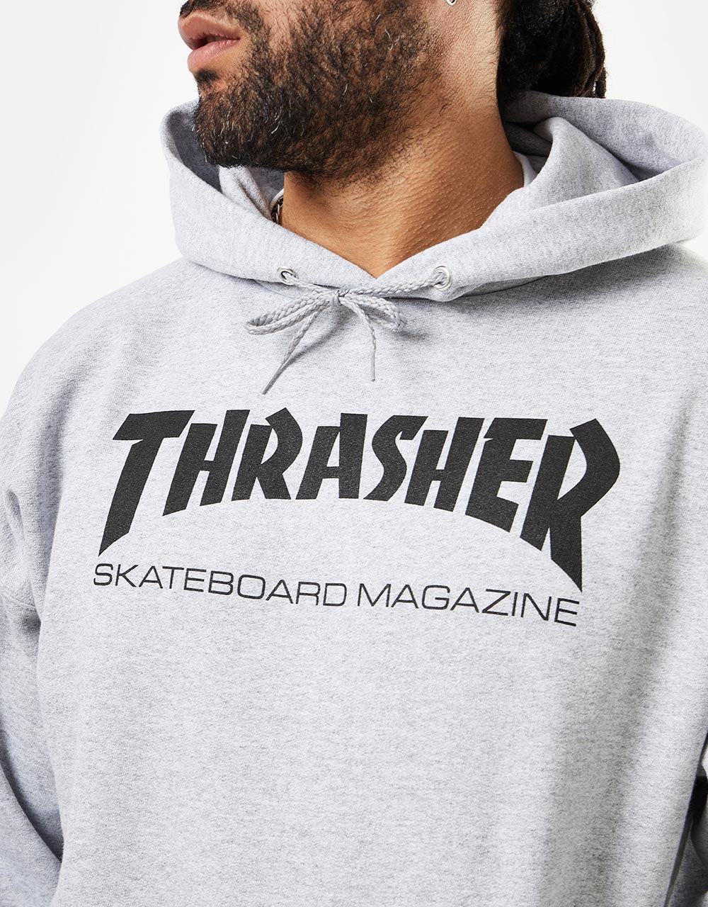 Thrasher Skate Mag Pullover Hoodie - Heather Grey