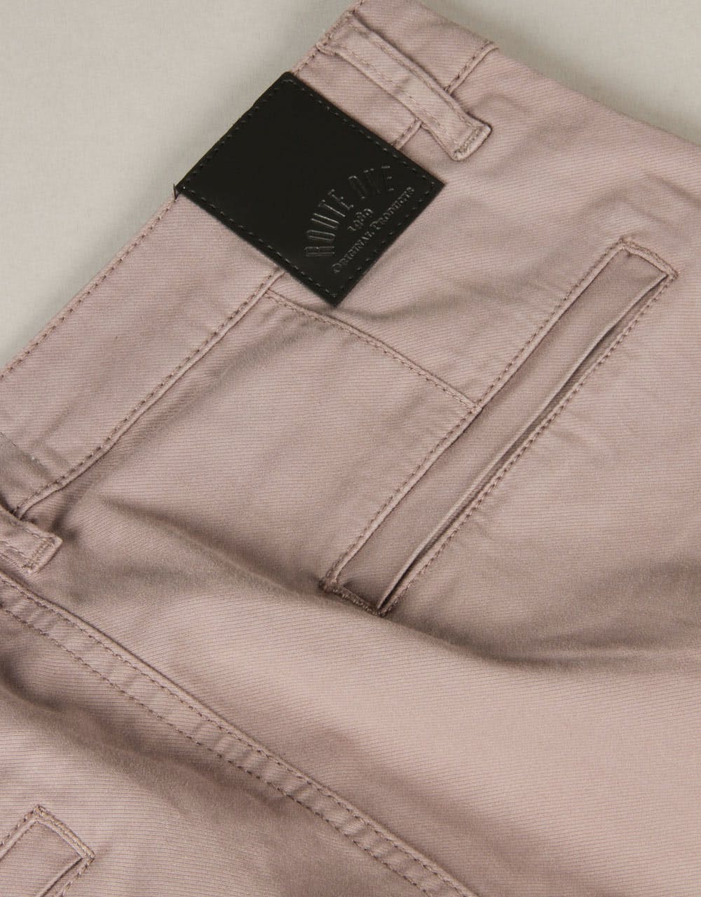Route One Slim Fit Chinos - Grey