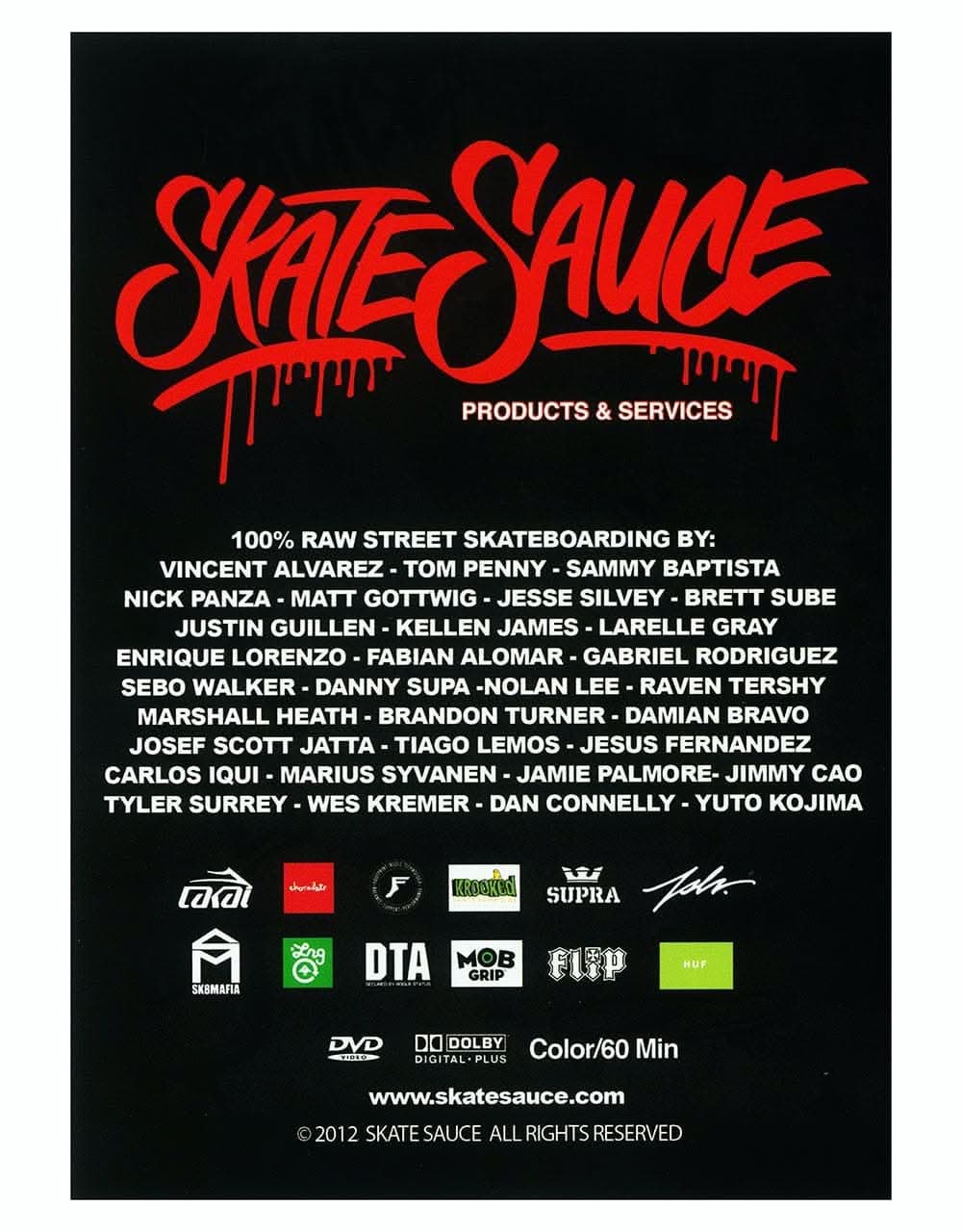 Skate Sauce Presents Hard Times But Good Times DVD