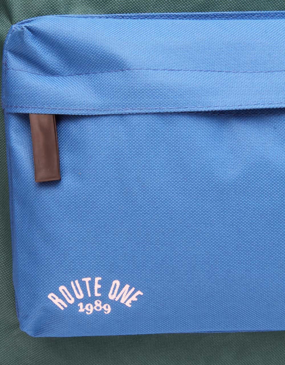 Route One Backpack - Forest Green/Cyan